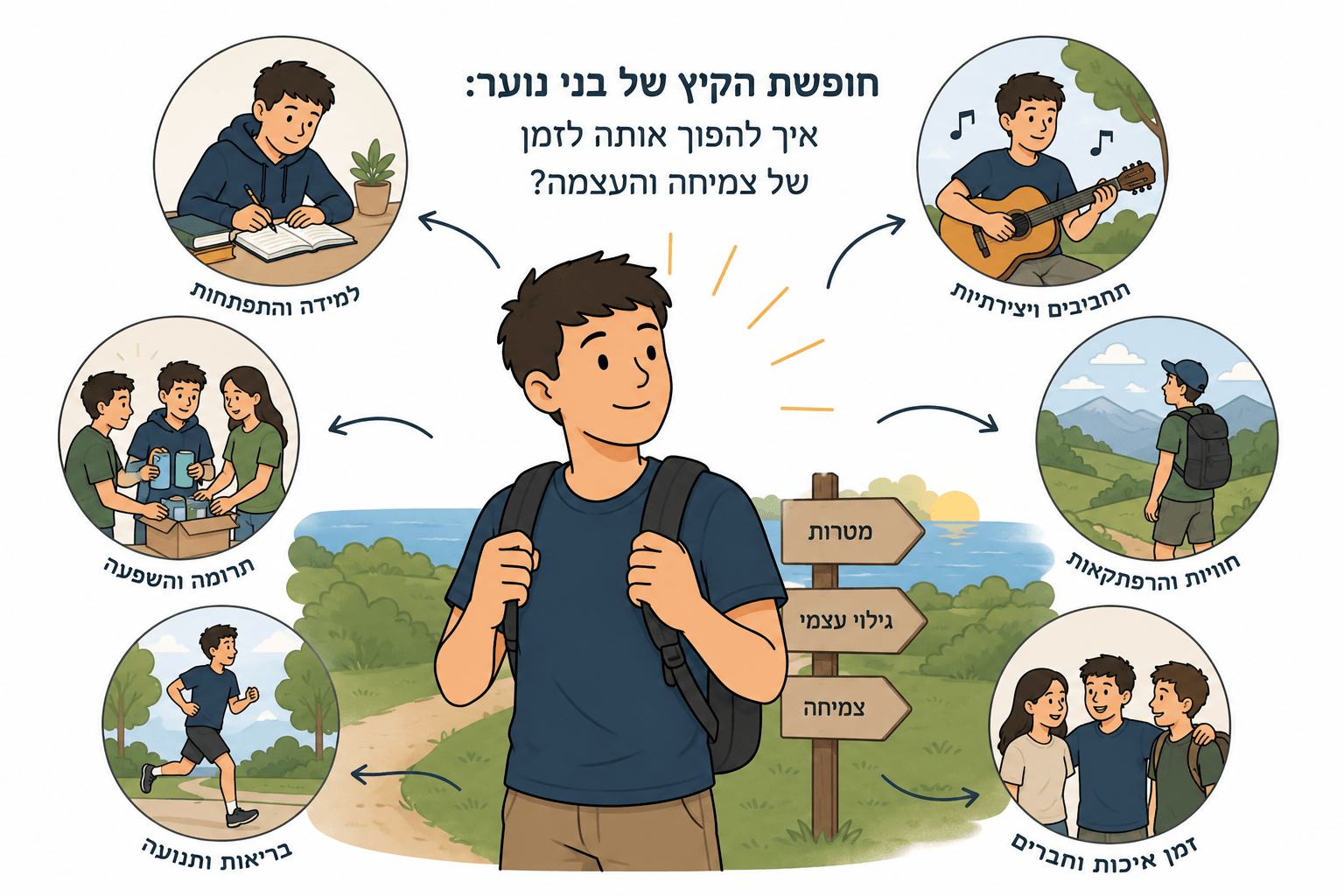Read more about the article חופשת הקיץ של בני נוער: איך להפוך אותה לזמן של צמיחה והעצמה?